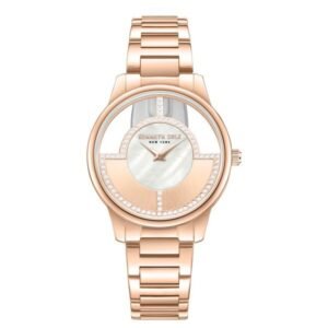 Kenneth Cole Quartz Analog Mother of Pearl Dial Stainless Steel Strap Watch For Women